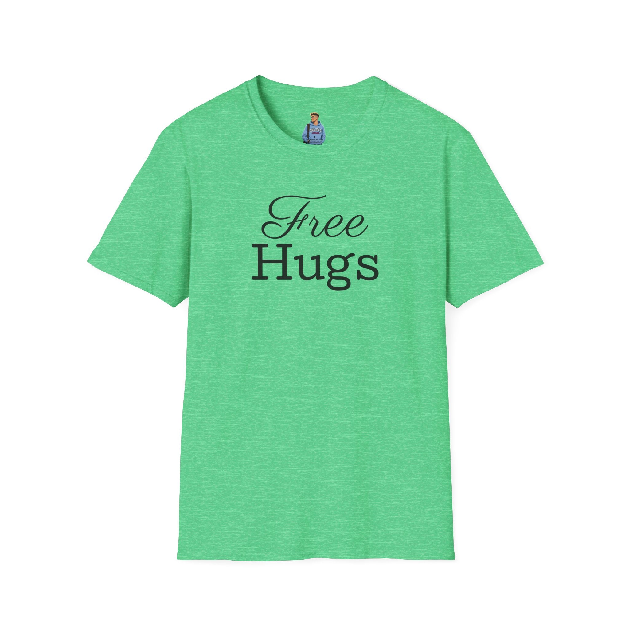 Camiseta unisex de estilo suave con mensaje de apoyo emocional