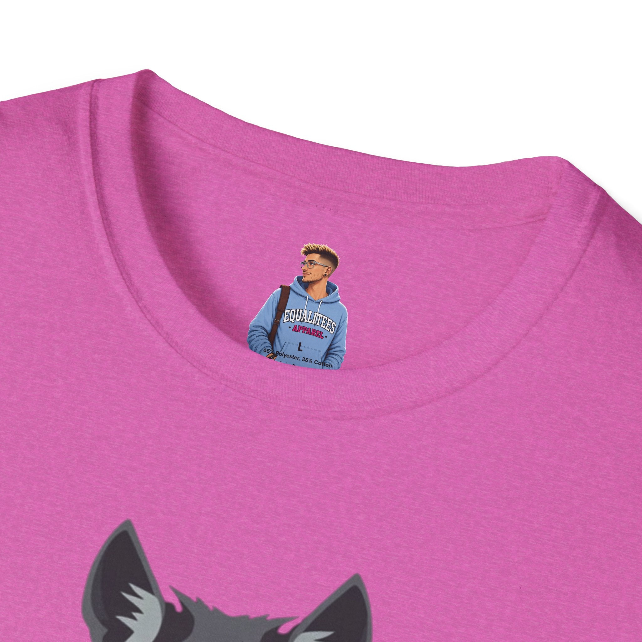 Mystical Wolf Design Unisex Softstyle T-shirt