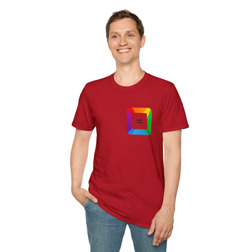 Pride-Theme Unisex Softstyle T-Shirt - "True freedom is Equality for ALL"