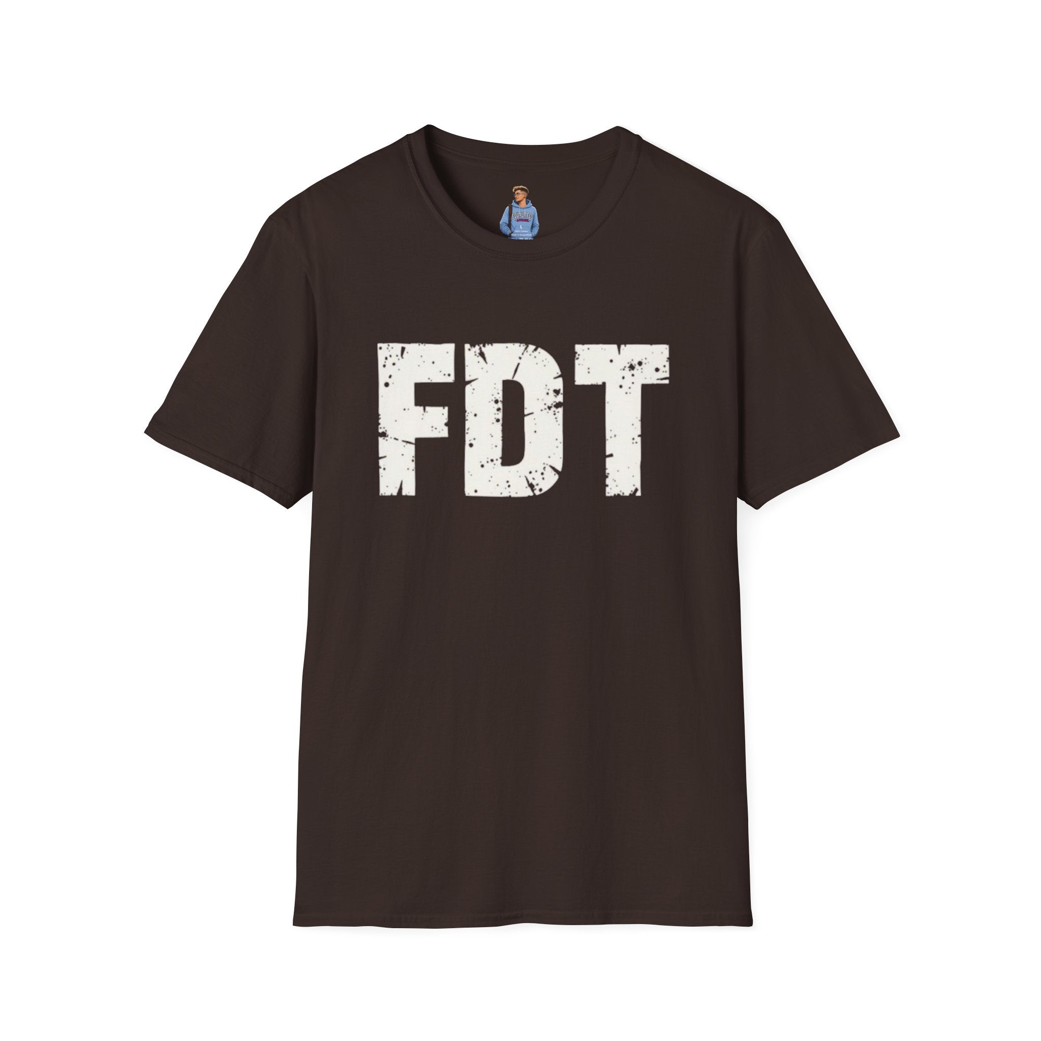 FDT Political Protest Distressed Graphic T-Shirt