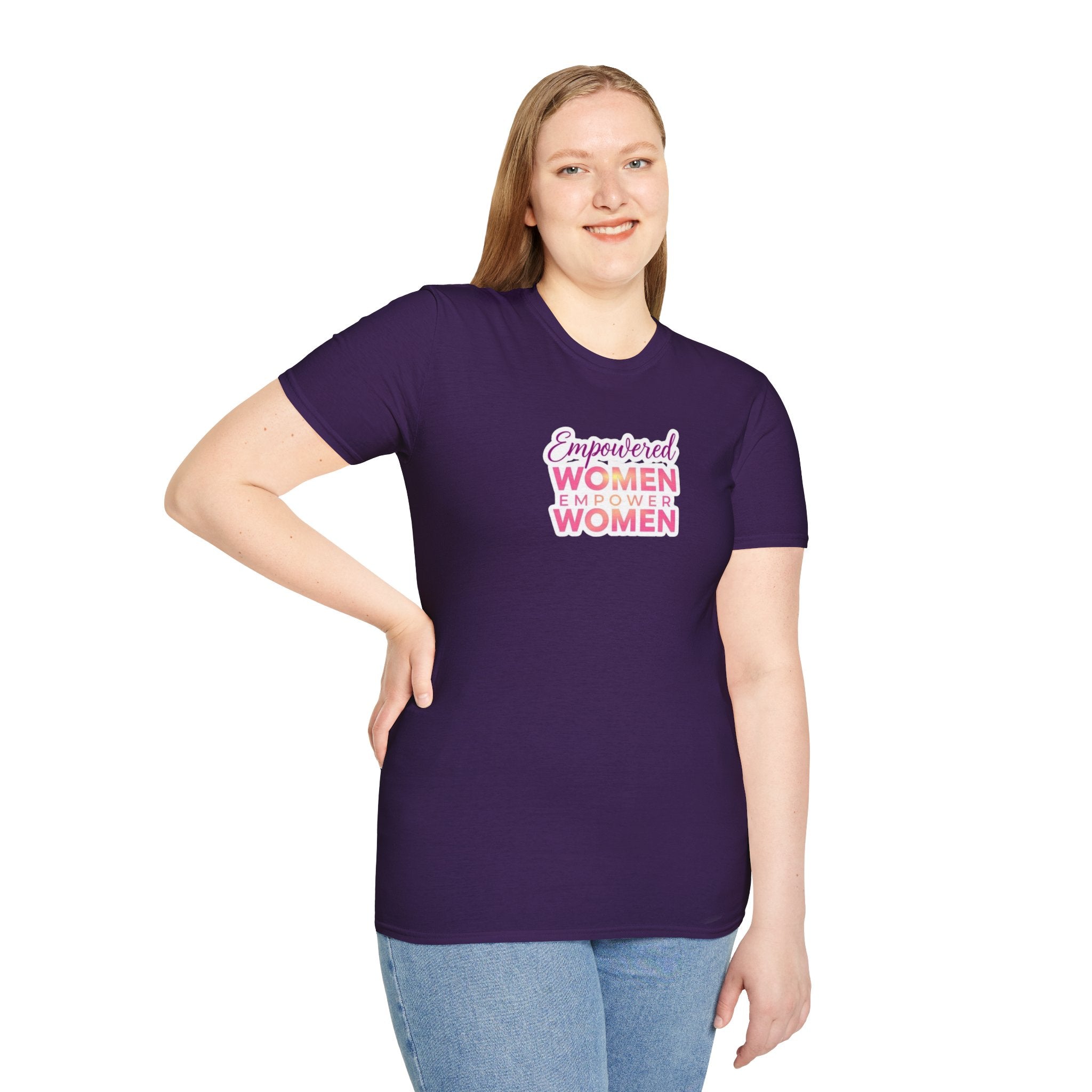 Empowered Women T-Shirt | Unisex Softstyle Tee for Women’s Empowerment