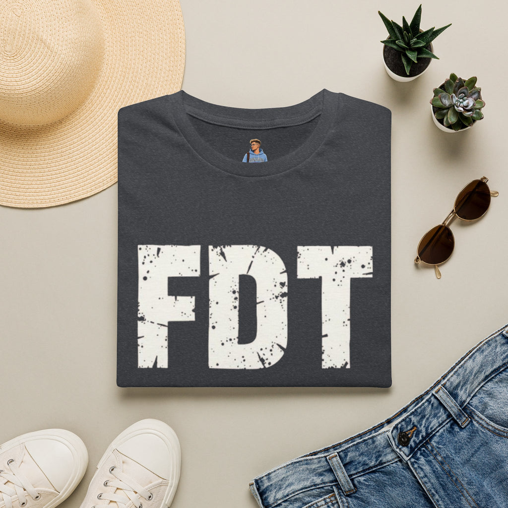 FDT Political Protest Distressed Graphic T-Shirt