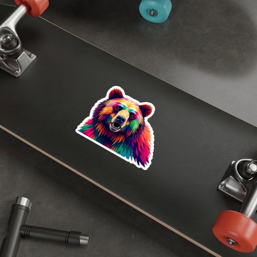 Die-Cut Stickers - Pride Bear - EqualiTees.Me