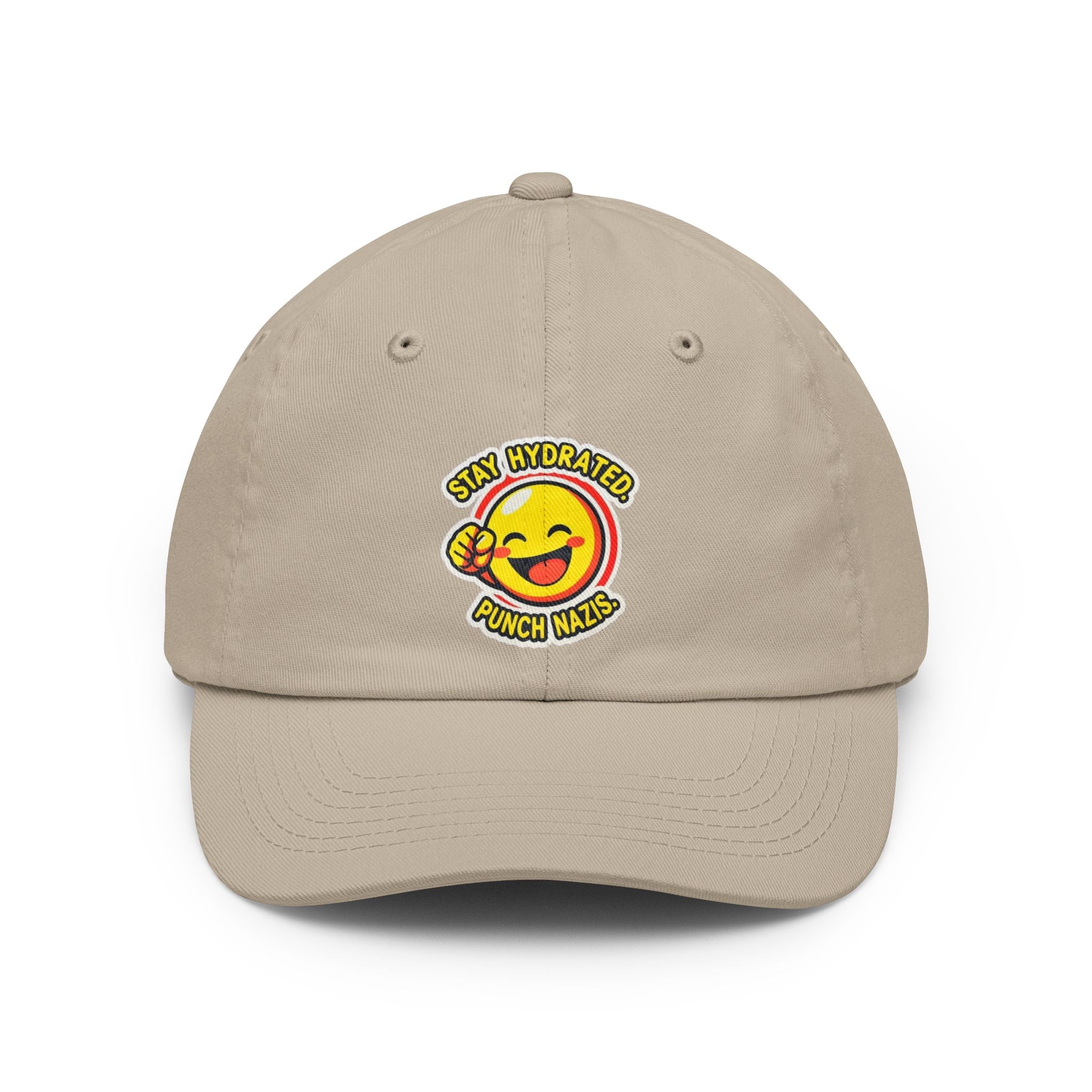"Stay Hydrated Punch Nazis" Smiley Cap