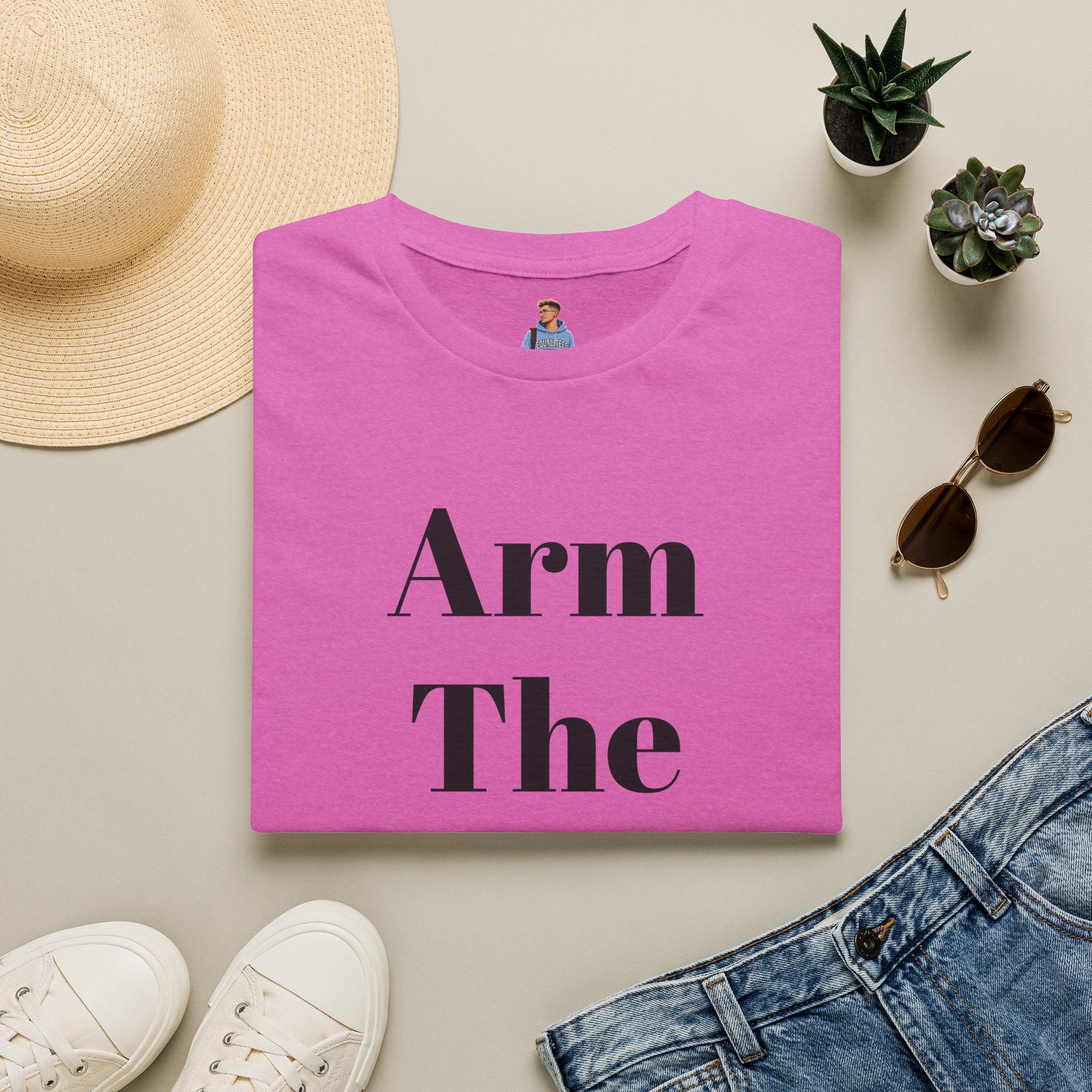 Arm The Dolls — Minimalist Statement T-Shirt
