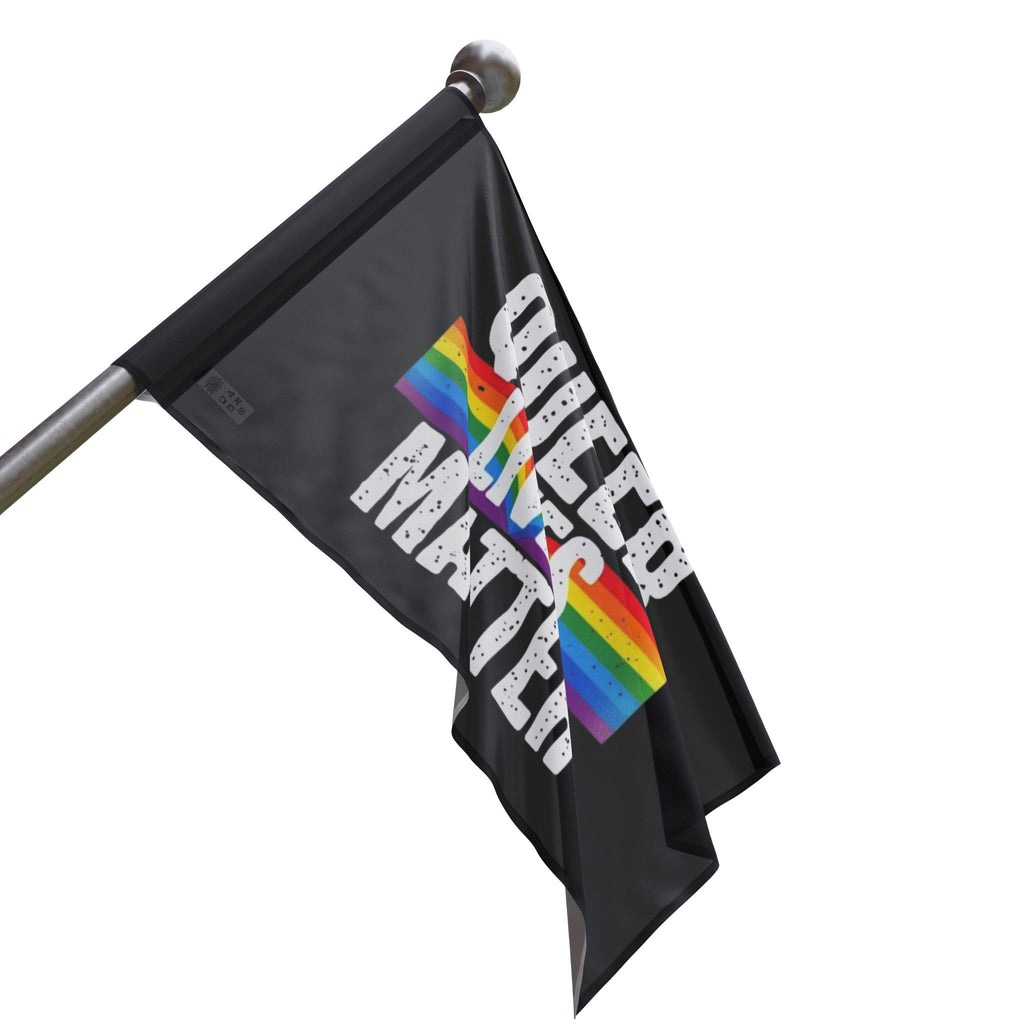Queer Lives matter Flag - Aesthetic LGBTQ+ Banner for Celebration & Home Decor - EqualiTees.Me