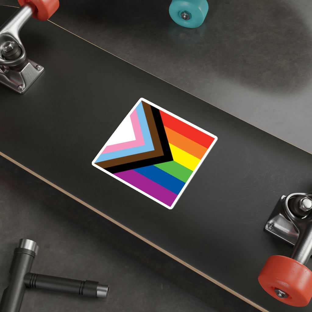 Die-Cut Stickers - Updated Pride Flag - EqualiTees.Me