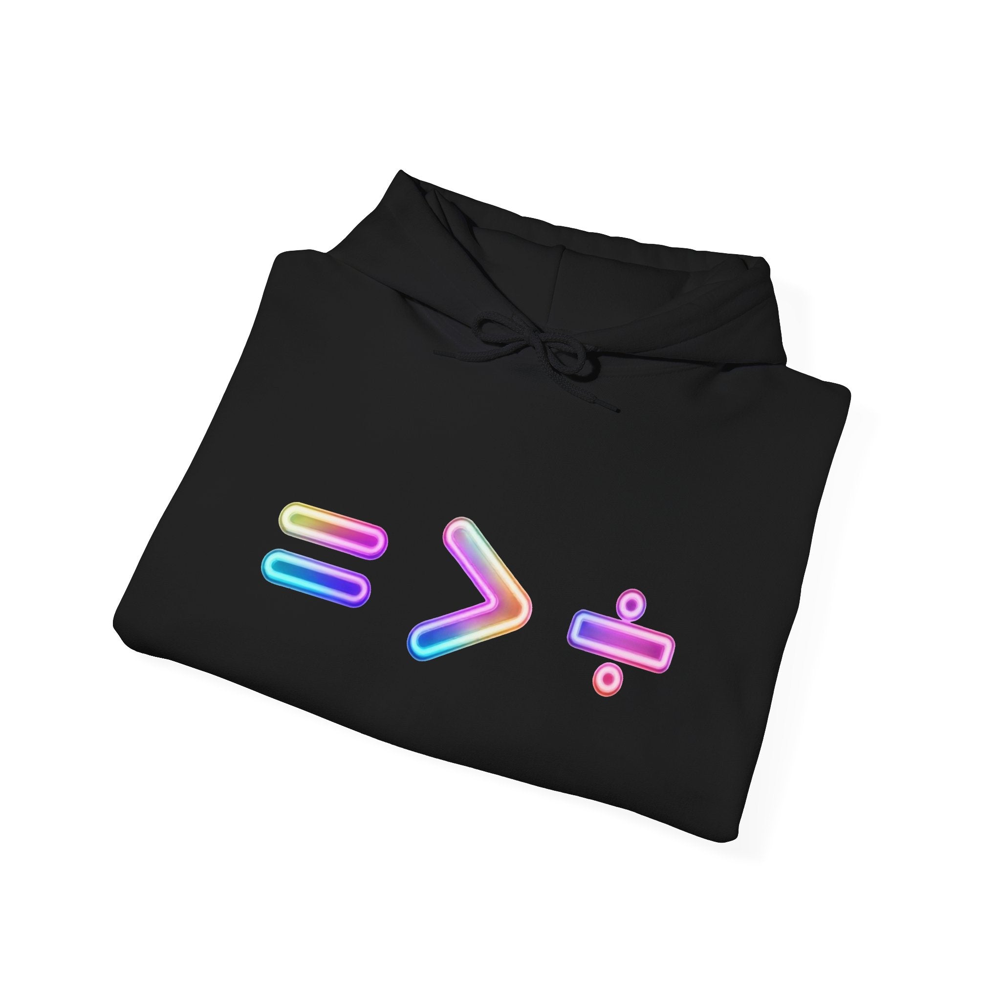 Equality is Greater than Division Neon Style Pullover Hoodie