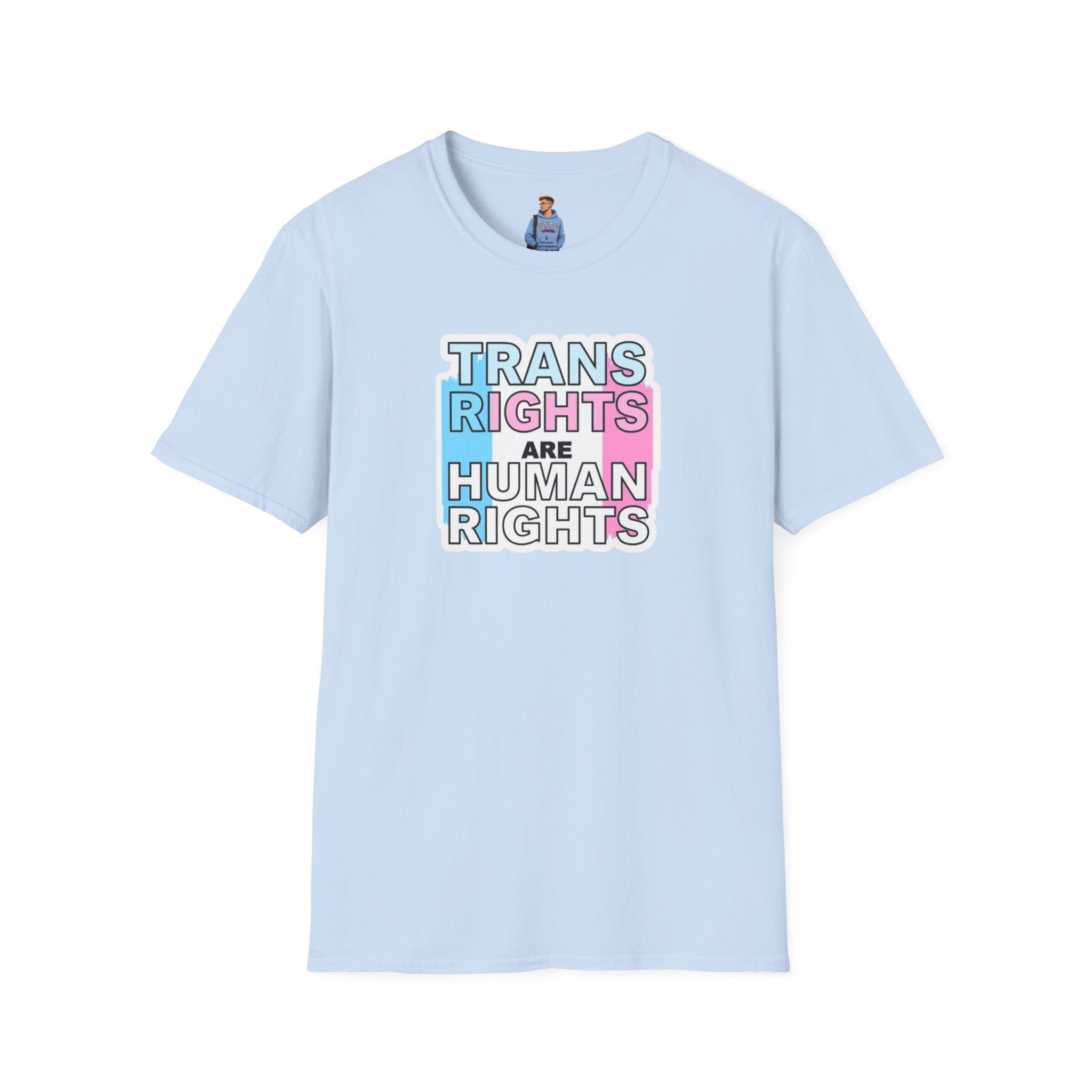 Trans Rights Unisex Softstyle T-Shirt - Support Equality & Trans Rights