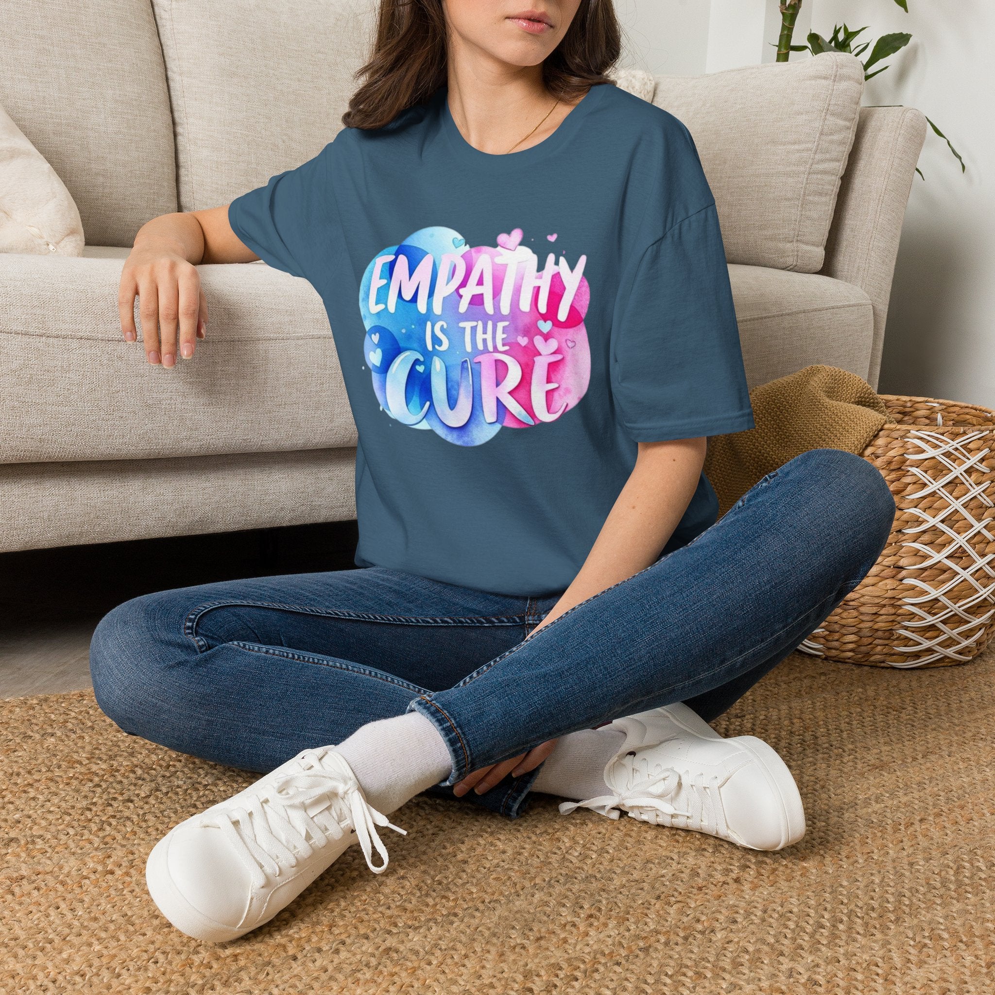 Empathy is the Cure Unisex Softstyle T-Shirt - Comfortable and Inspirational Tee for Everyday Wear