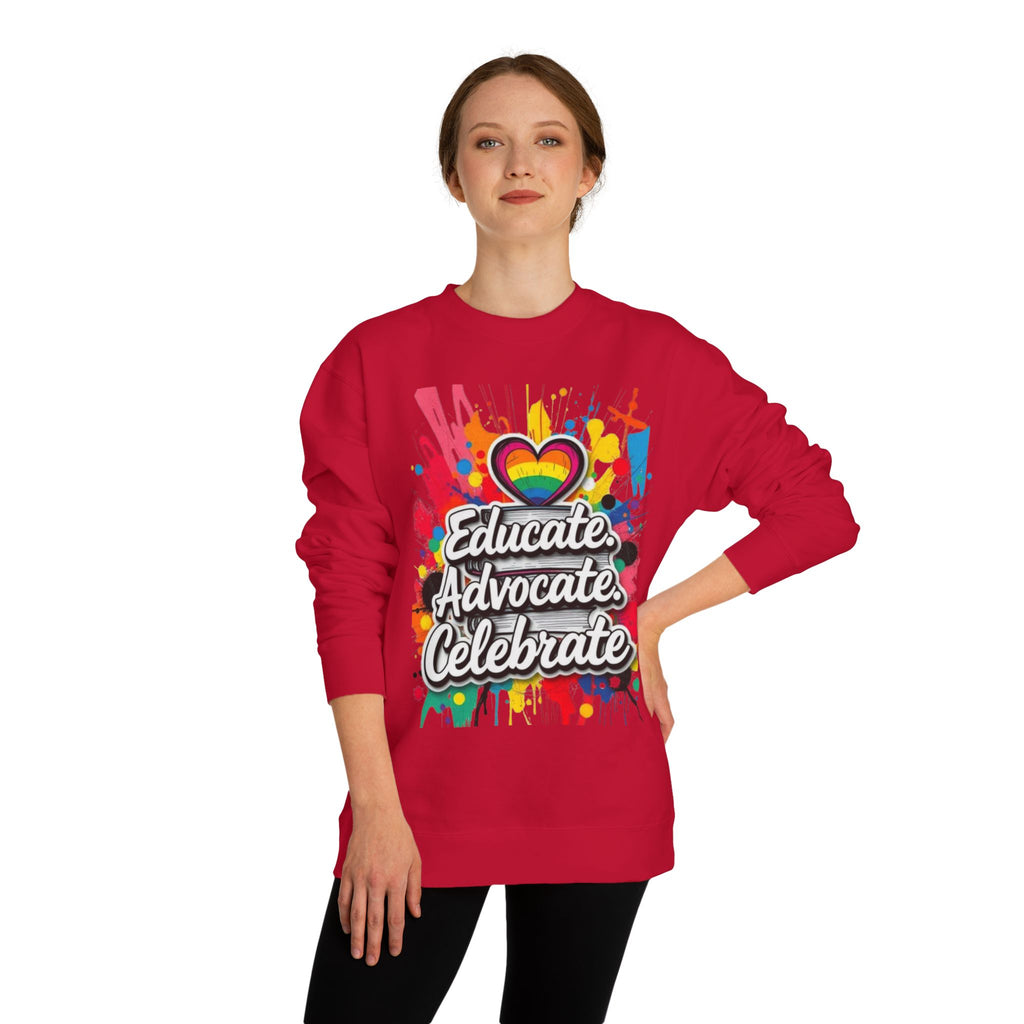 Subtle Pride Educate Advocate Celebrate - EqualiTees.Me