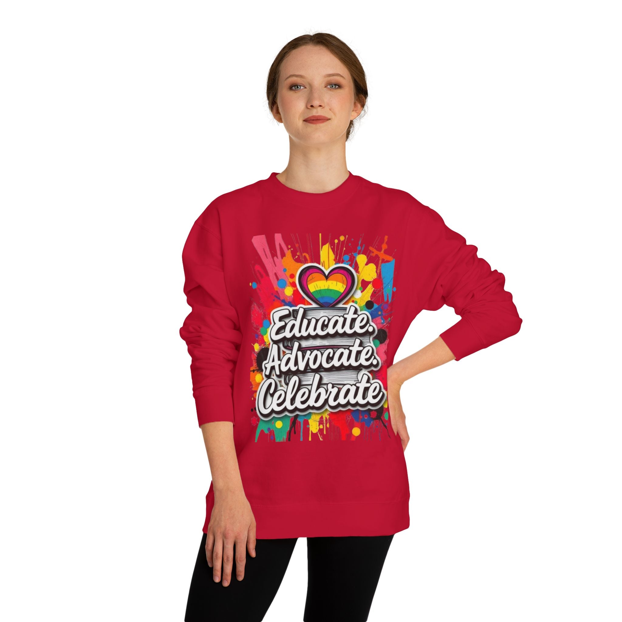 Subtle Pride Educate Advocate Celebrate - EqualiTees.Me
