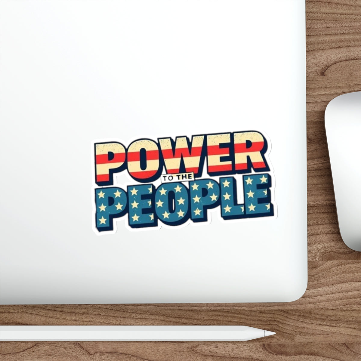 Die-Cut Stickers - Power to the People Protest Sticker - EqualiTees.Me