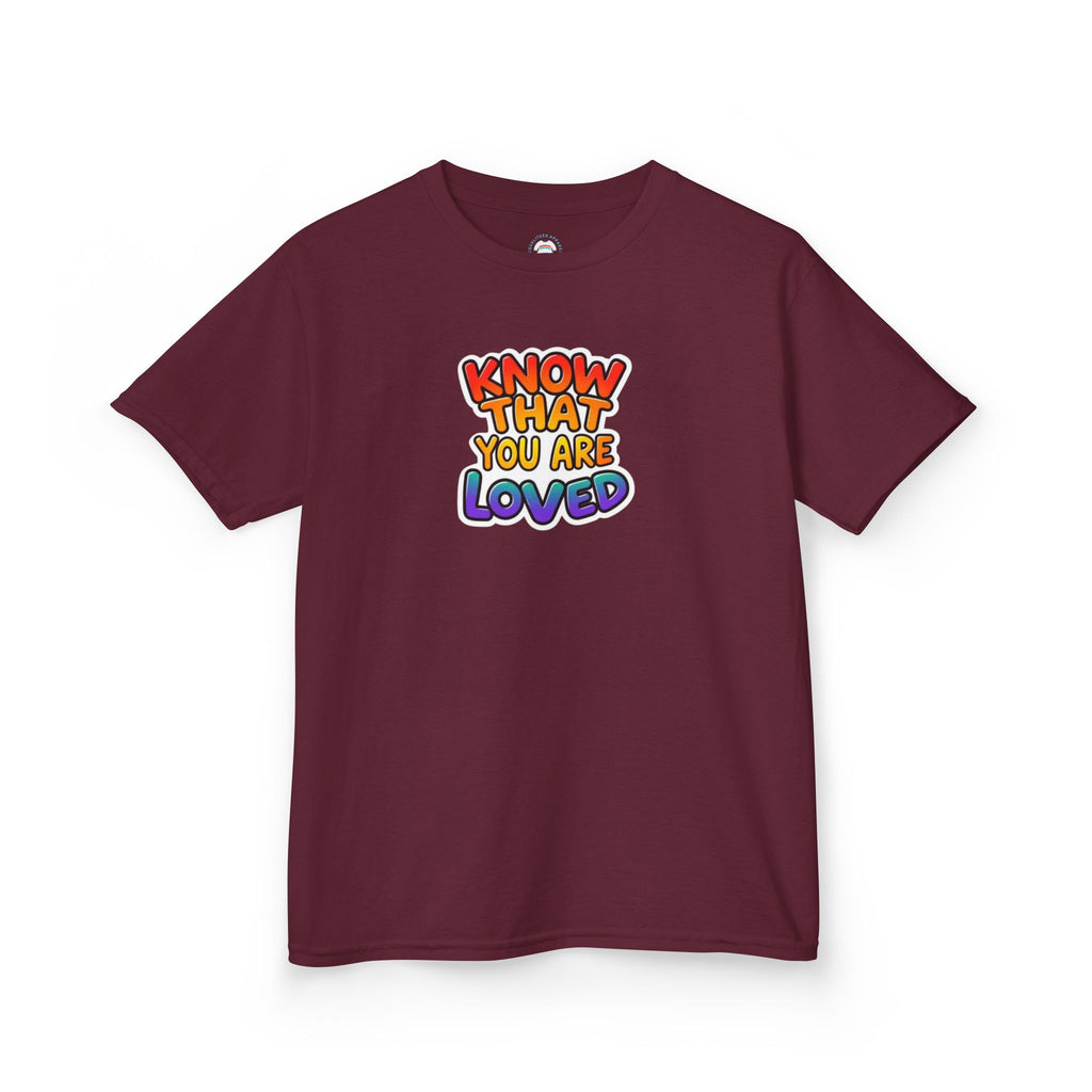 Know That You Are Loved Heavy Cotton™ Tee - Peace Tee for Children - EqualiTees.Me