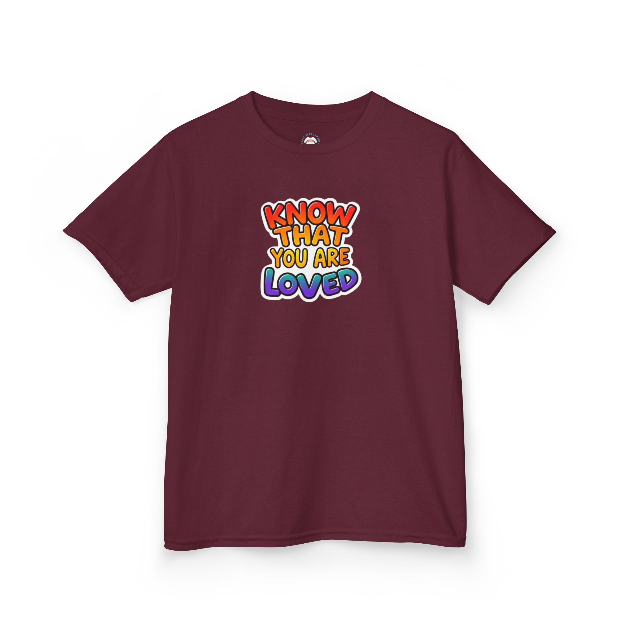 Know That You Are Loved Heavy Cotton™ Tee - Peace Tee for Children - EqualiTees.Me