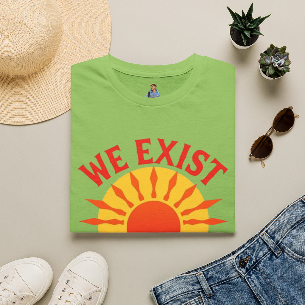 Unisex Softstyle T-Shirt, We Exist We Resist We Rise