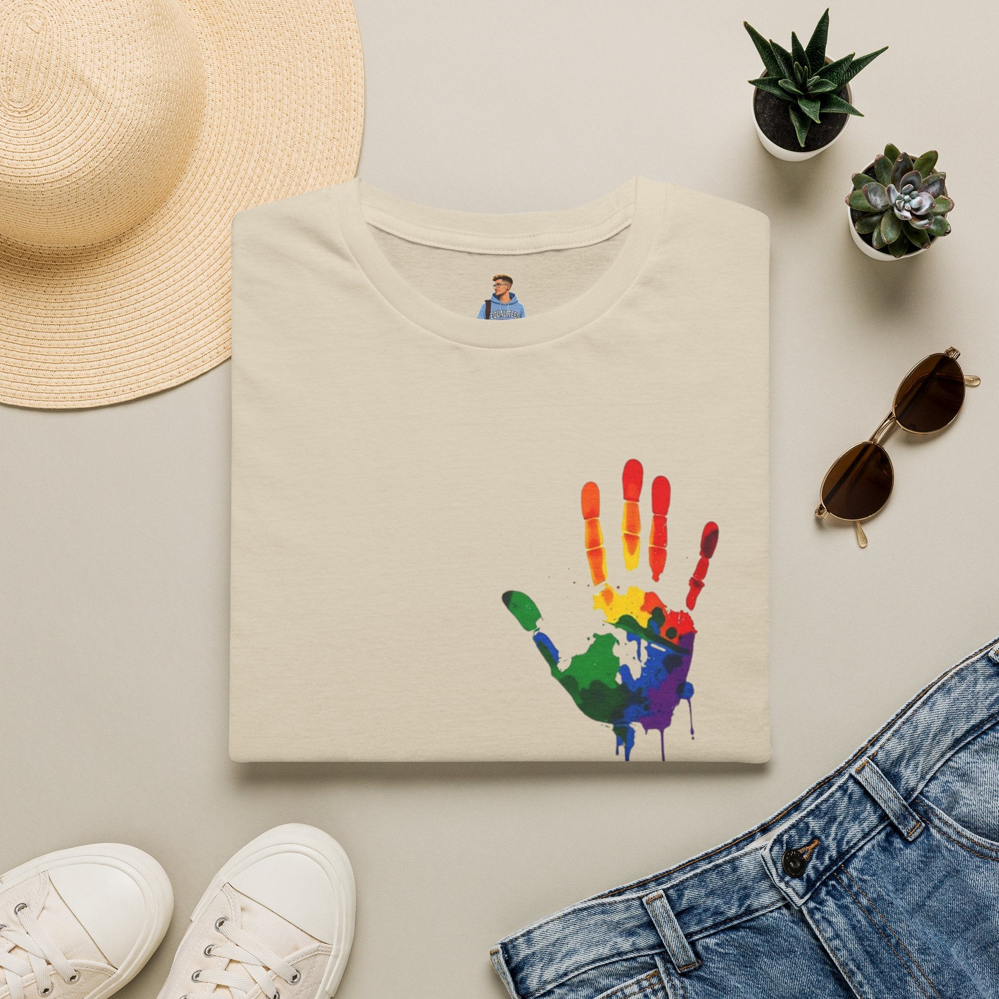 Rainbow Handprint T-Shirt