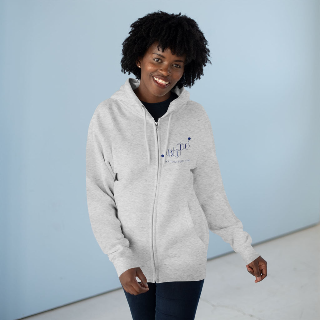 BTTF - Black Trans Travel Fund Unisex Zip-Up Hoodie