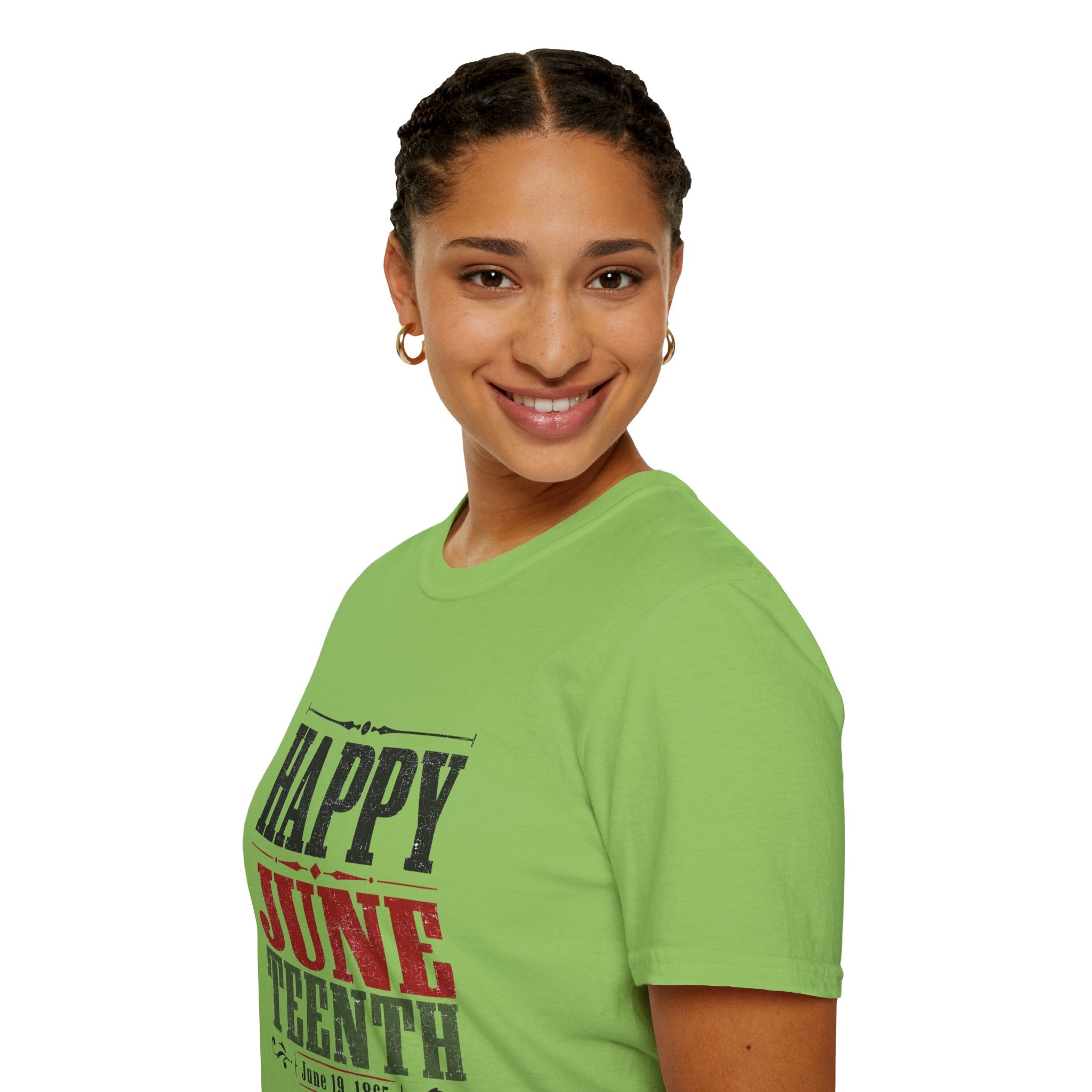Juneteenth T-Shirt — "Happy Juneteenth" Celebration Tee