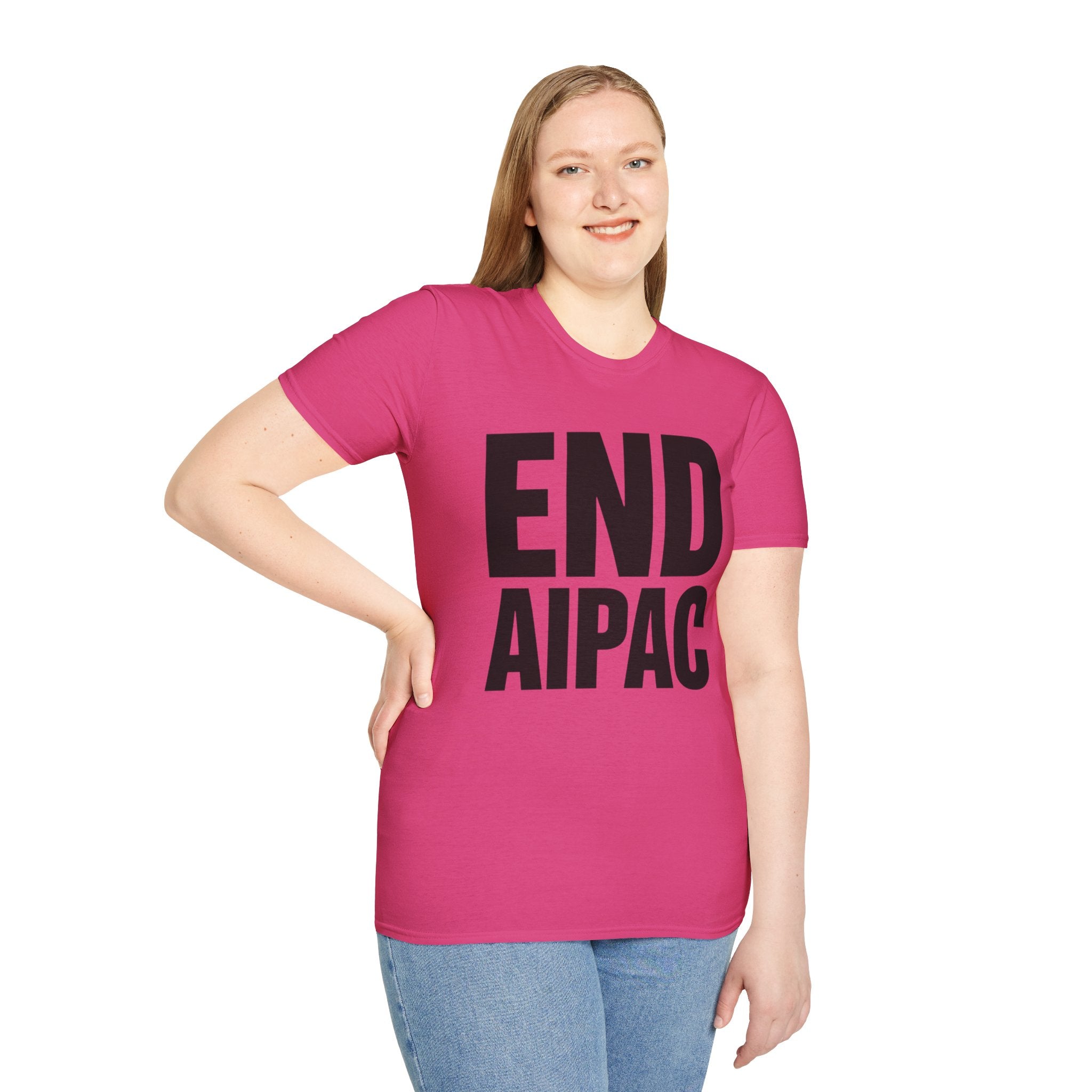 END AIPAC Bold Protest T-Shirt