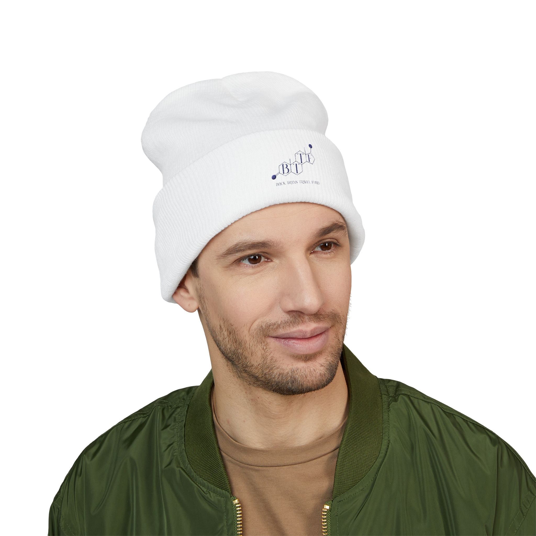 BTTF - Black Trans Travel Fund Embroidered Beanie