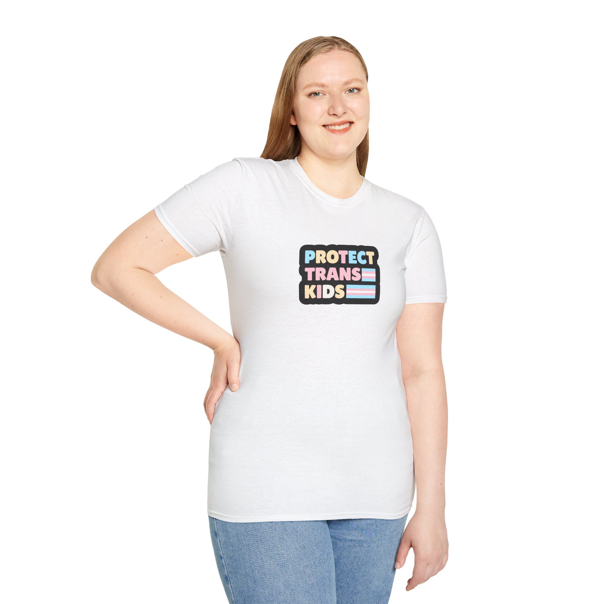 Camiseta unisex de estilo suave "Protect Trans Kids" - Empowerment &amp; Pride Apparel