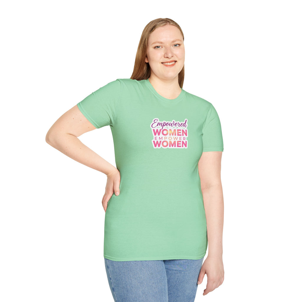 Empowered Women T-Shirt | Unisex Softstyle Tee for Women’s Empowerment