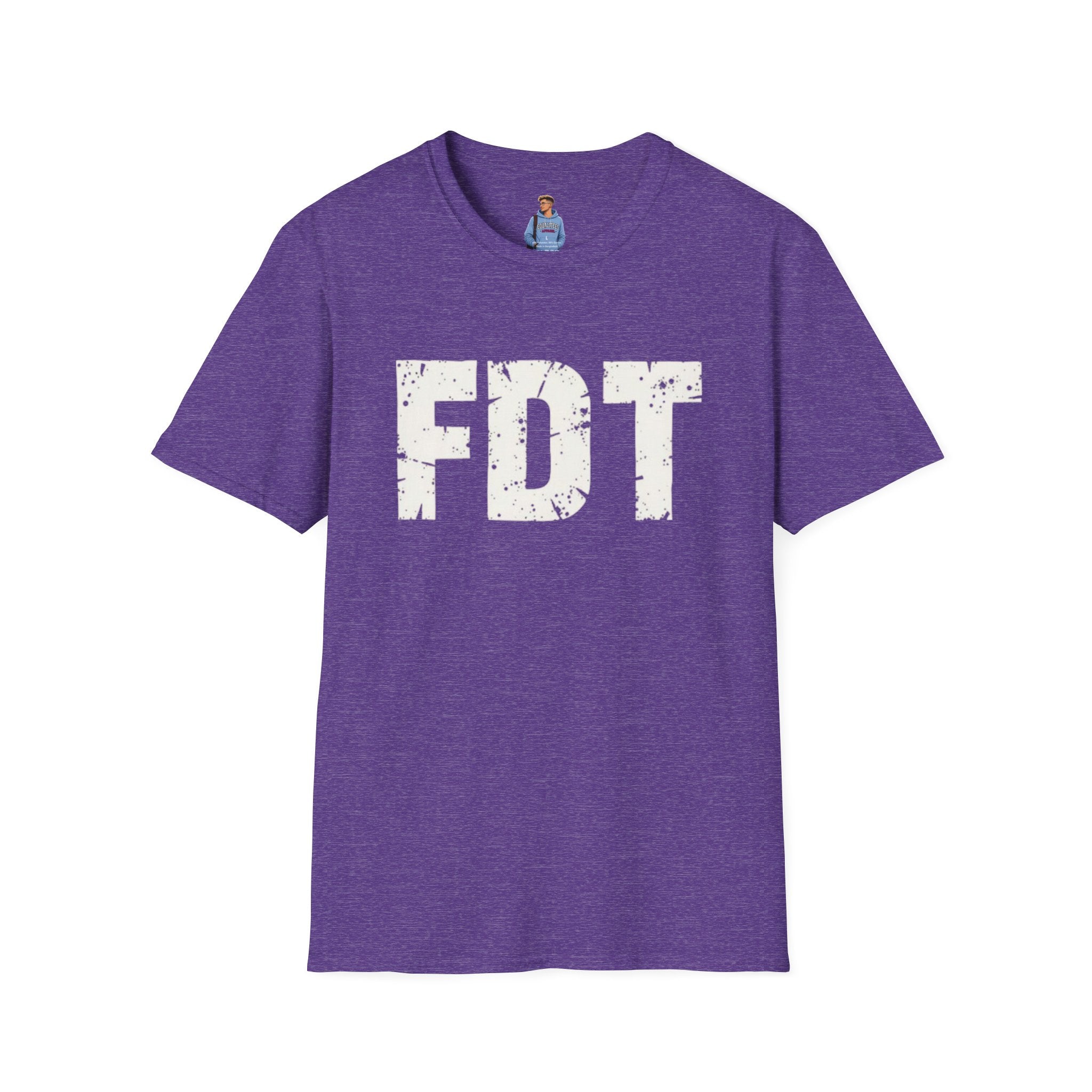 FDT Political Protest Distressed Graphic T-Shirt