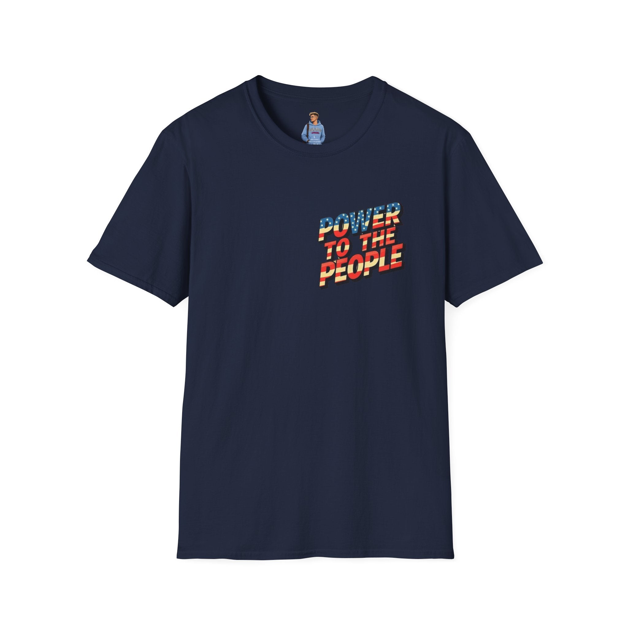 Camiseta unisex de estilo suave Power to the People, camiseta clásica de protesta