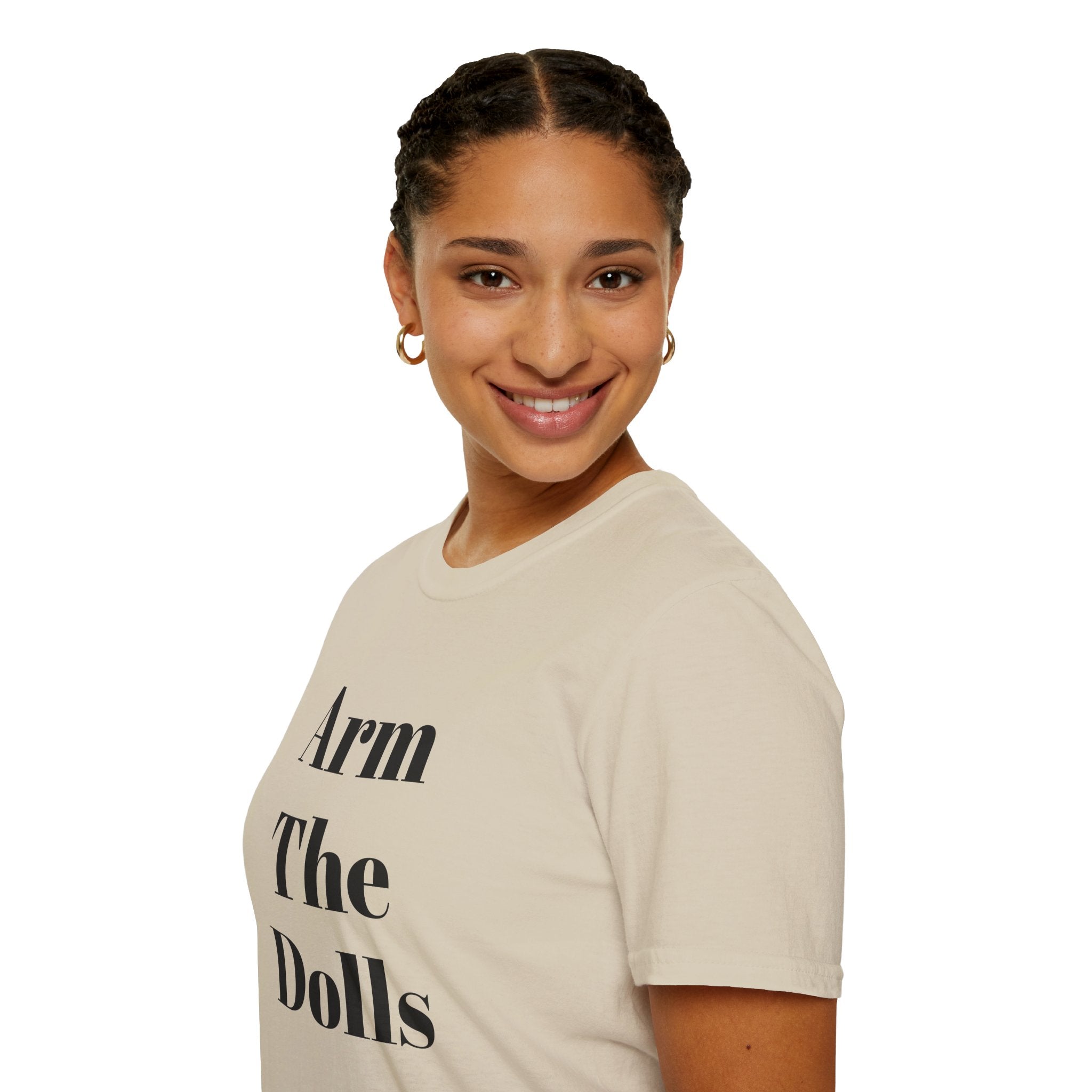 Arm The Dolls — Minimalist Statement T-Shirt