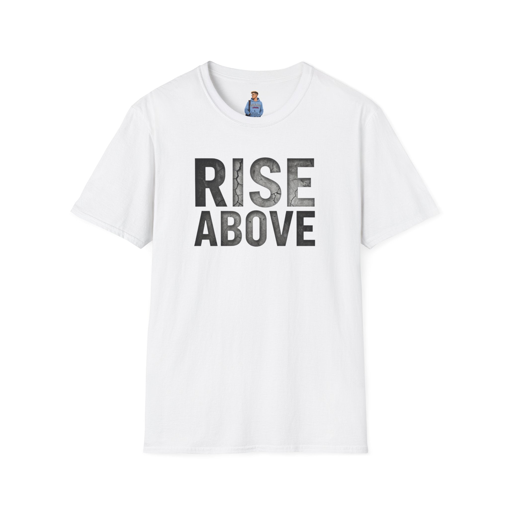 Rise Above Motivational Graphic T-Shirt