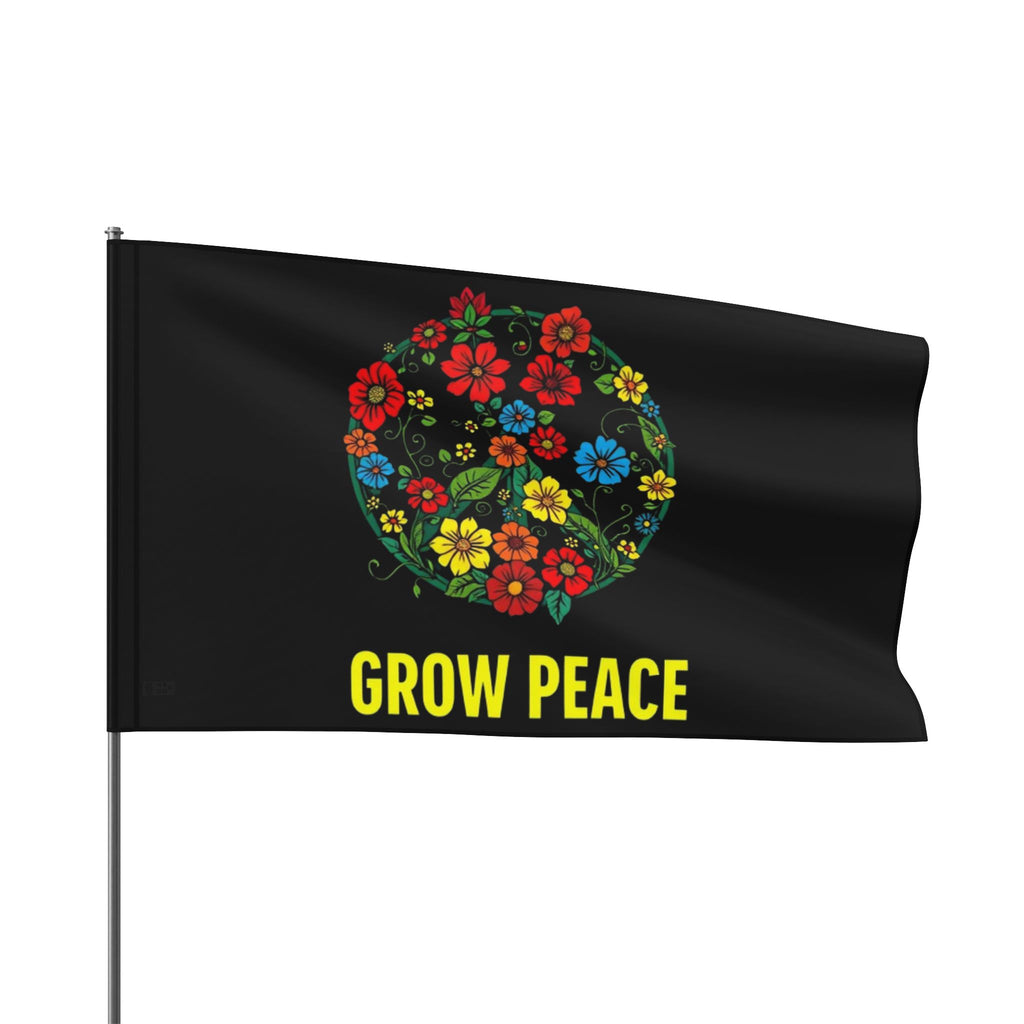 Floral Grow Peace Flag - EqualiTees.Me