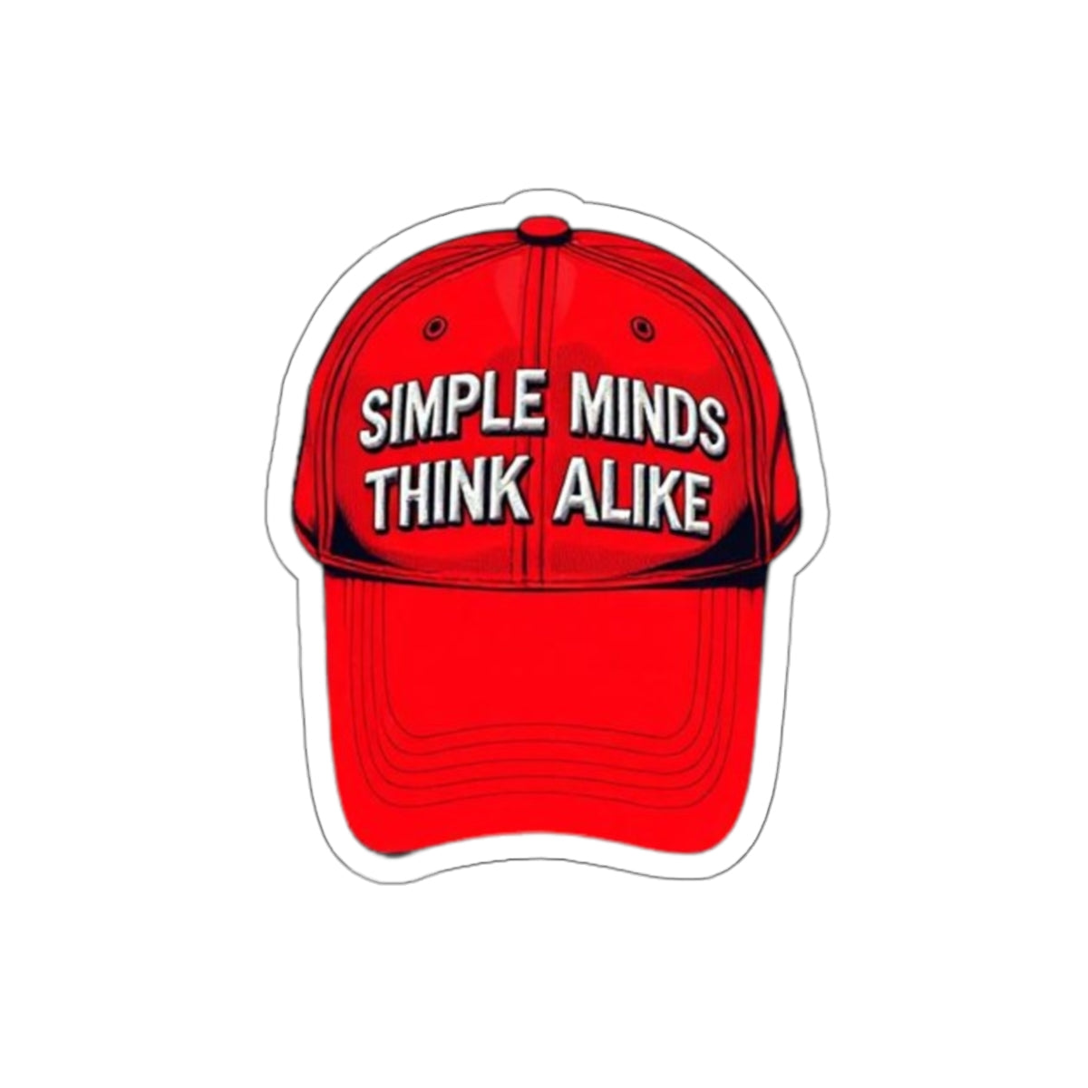 Simple Minds Think Alike Sticker - EqualiTees.Me