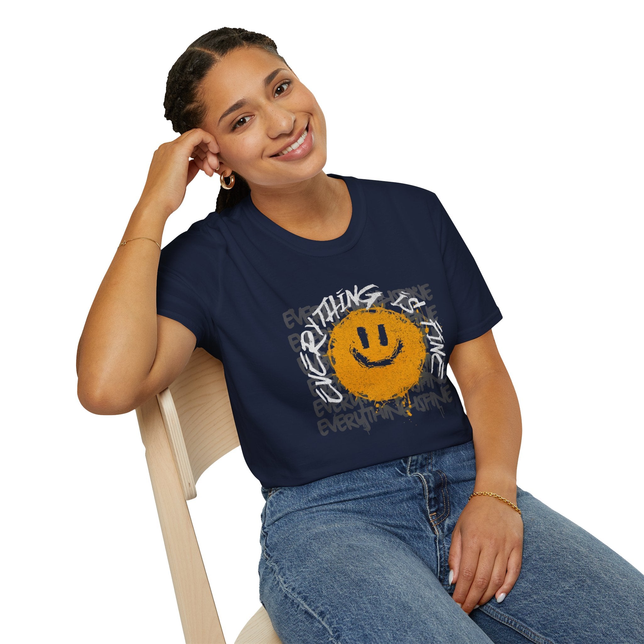 Camiseta unisex divertida y suave con la frase "Todo está bien", camiseta sarcástica, camiseta gráfica humorística, camiseta con frase del Apocalipsis, regalo para amantes de las bromas