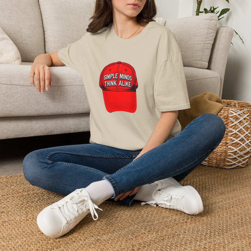 Simple Minds Think Alike T-Shirt' & 'Make America Think Again' Graphic Tee
