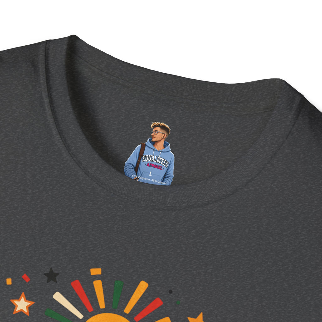 Juneteenth T-Shirt - "Happy Juneteenth" Retro Celebration Tee