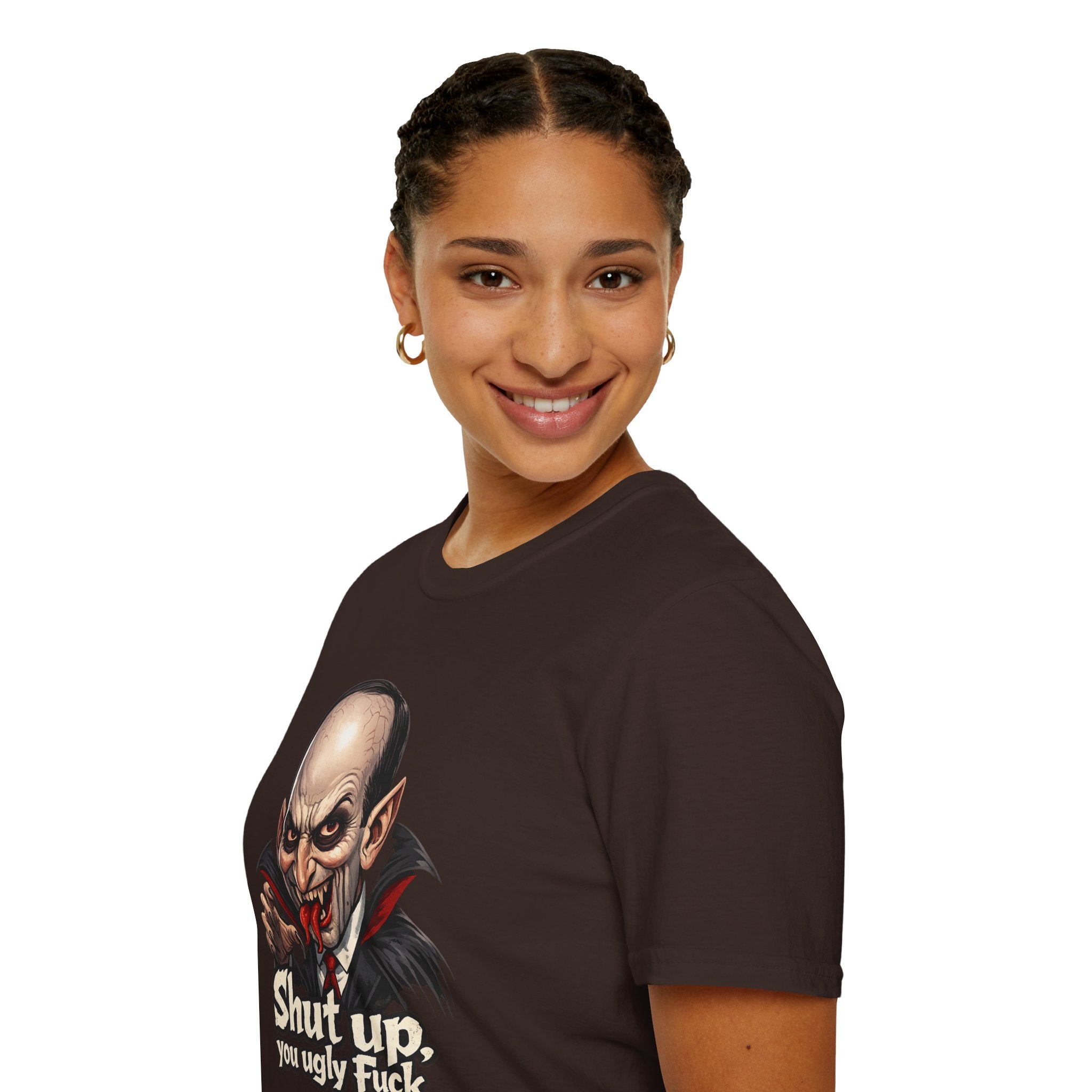 “Shut up, you ugly fuck” Funny graphic tee