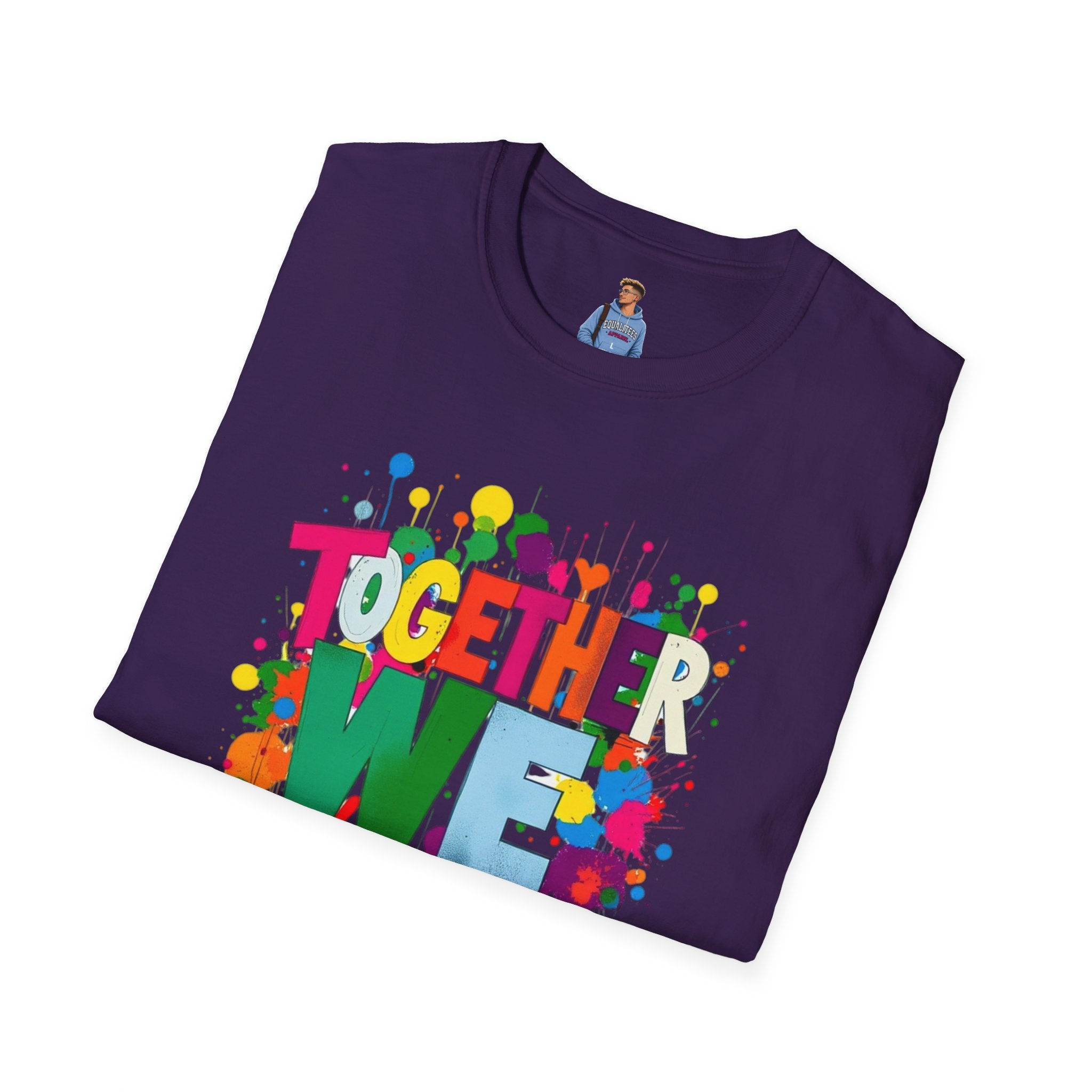 Juntos nos levantamos Camiseta unisex de estilo suave