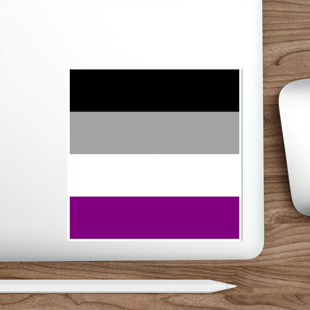 Asexual Pride Flag Die-Cut Sticker - EqualiTees.Me