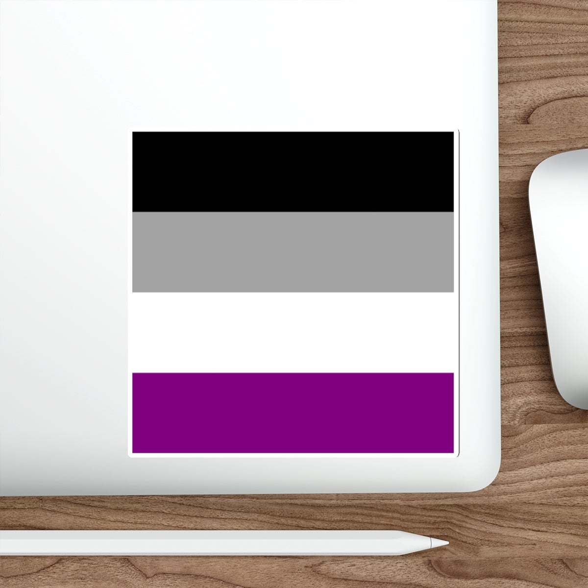 Asexual Pride Flag Die-Cut Sticker - EqualiTees.Me