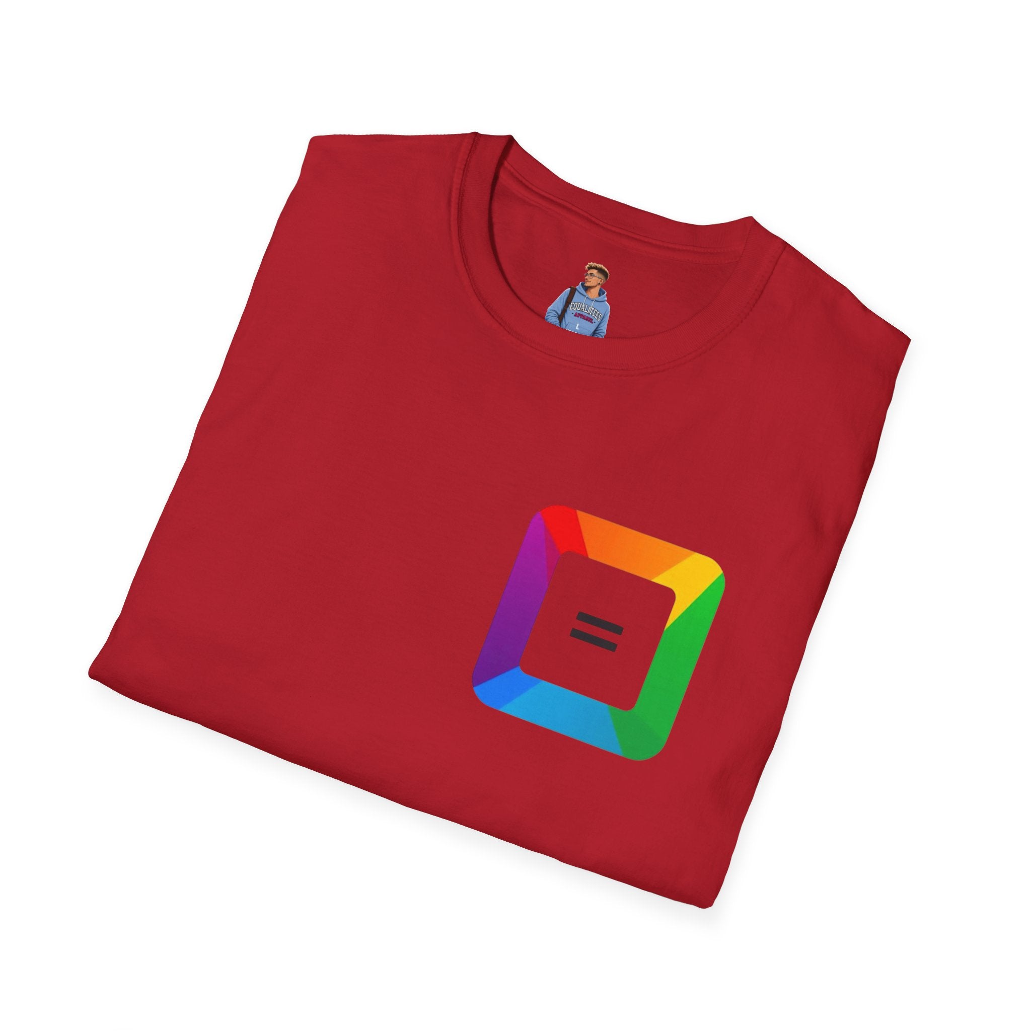 Pride-Theme Unisex Softstyle T-Shirt - "True freedom is Equality for ALL"