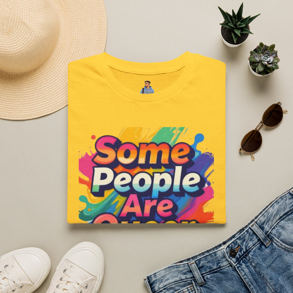 Some People Are Queer T-Shirt Rainbow Graphic