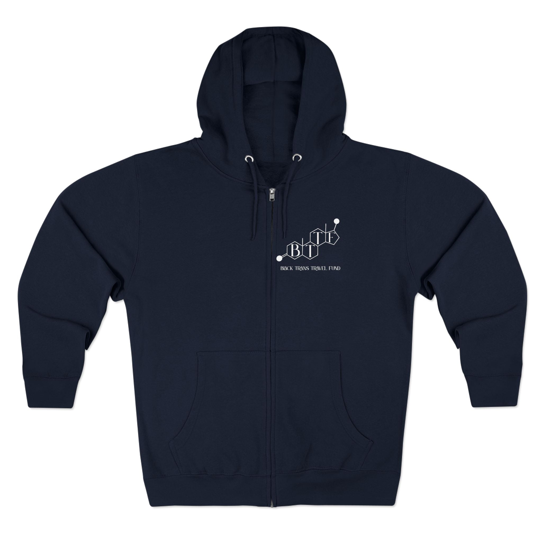 BTTF - Black Trans Travel Fund Unisex Zip-Up Hoodie