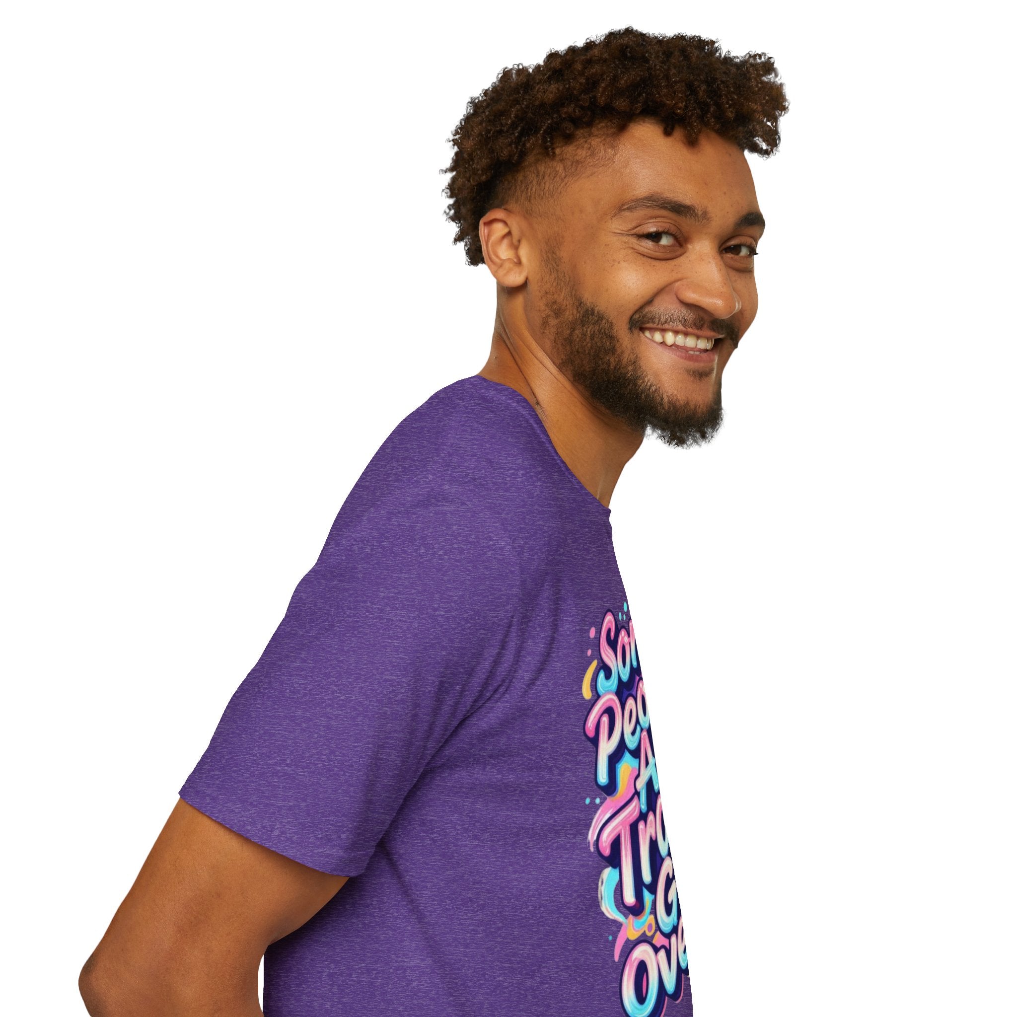 Some People are Trans T-Shirt — "Some People Are Trans. Get Over It." Colorful Pride Tee