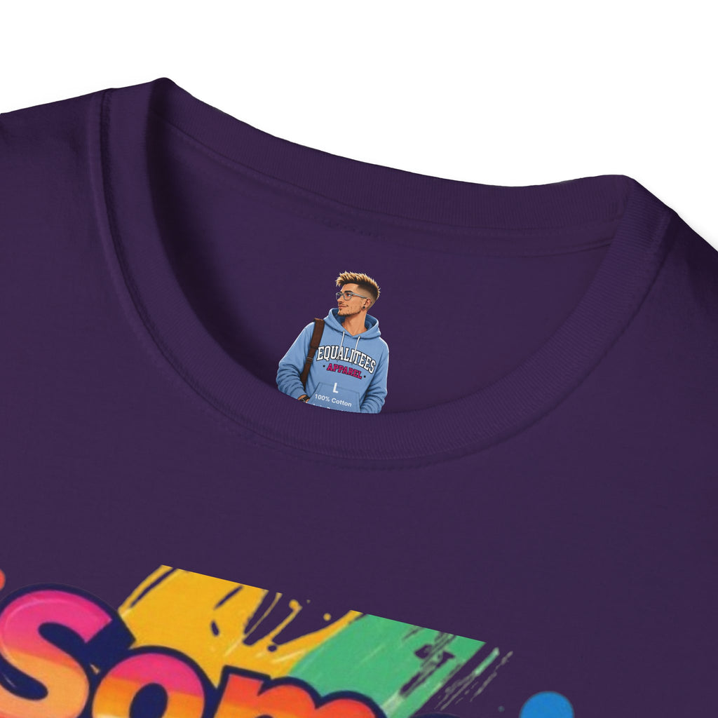 Some People Are Queer T-Shirt Rainbow Graphic