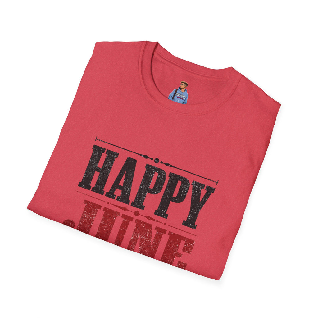 Juneteenth T-Shirt — "Happy Juneteenth" Celebration Tee