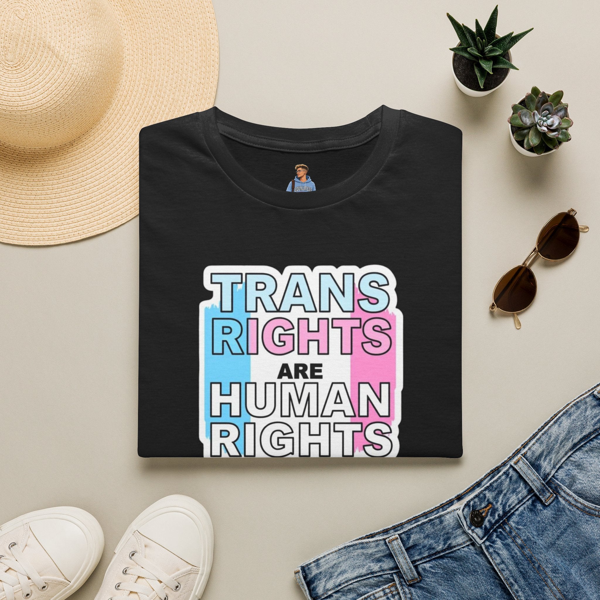 Trans Rights Unisex Softstyle T-Shirt - Support Equality & Trans Rights