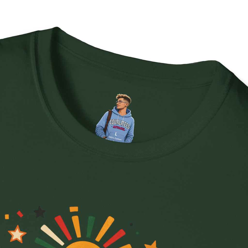 Juneteenth T-Shirt - "Happy Juneteenth" Retro Celebration Tee