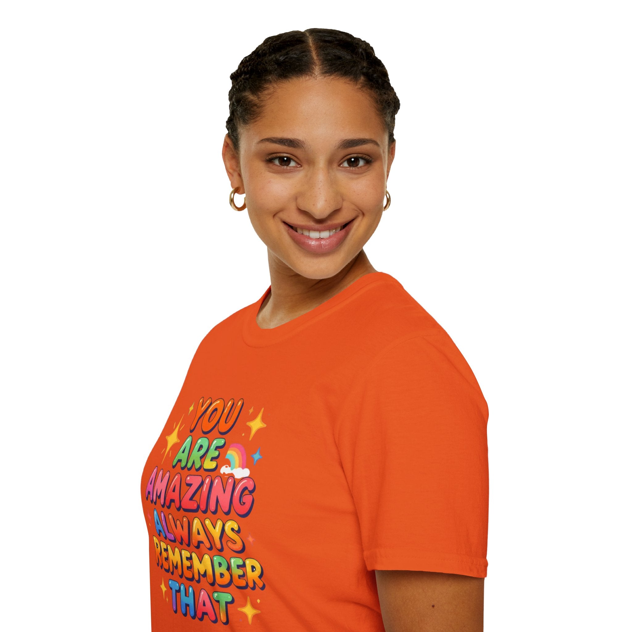 You Are Amazing T-Shirt — Colorful Inspirational Graphic Tee