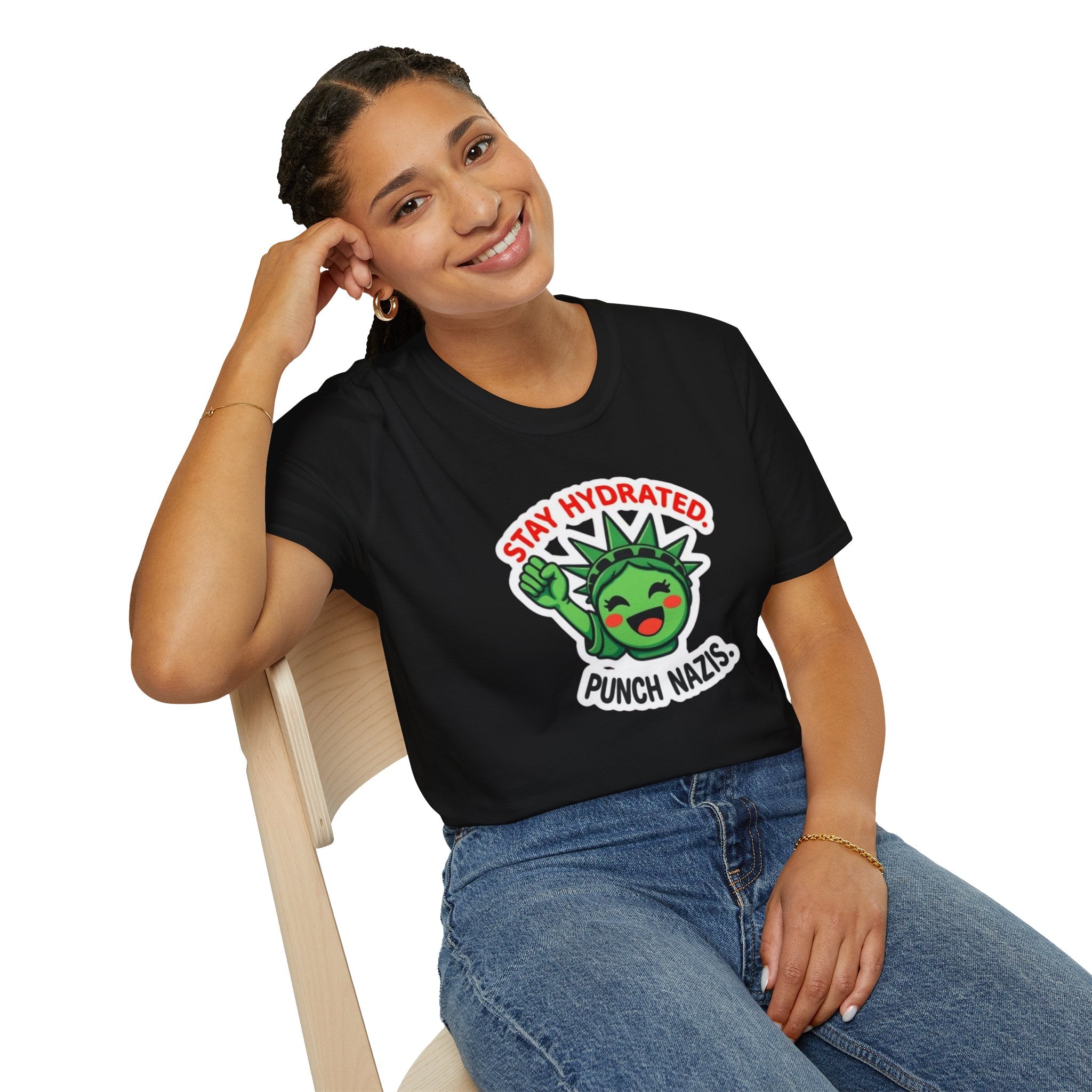 Stay Hydrated, Punch Nazis T-Shirt
